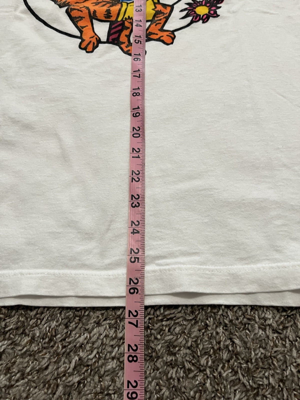 Vintage 90’s Single Stitch Kitty Kat Crew Antigua W.I. White T Shirt Size Large
