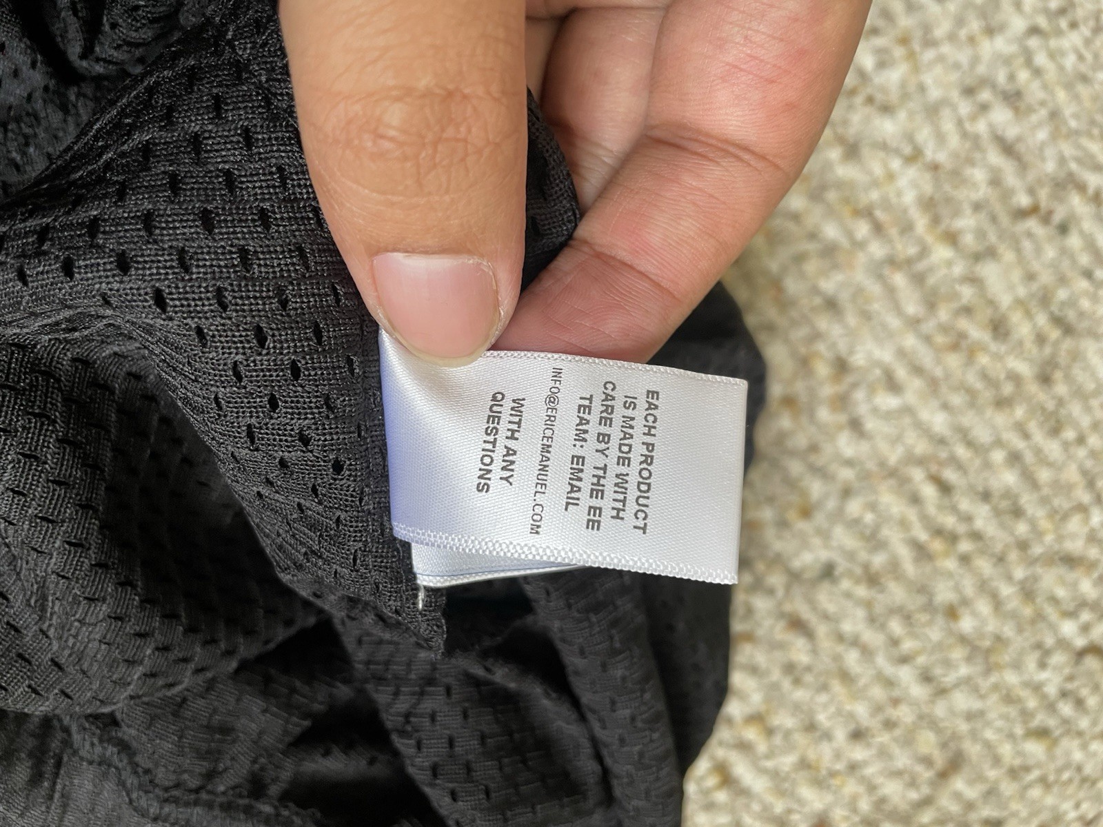 NEW Eric Emanuel EE Basic Short Black Size L