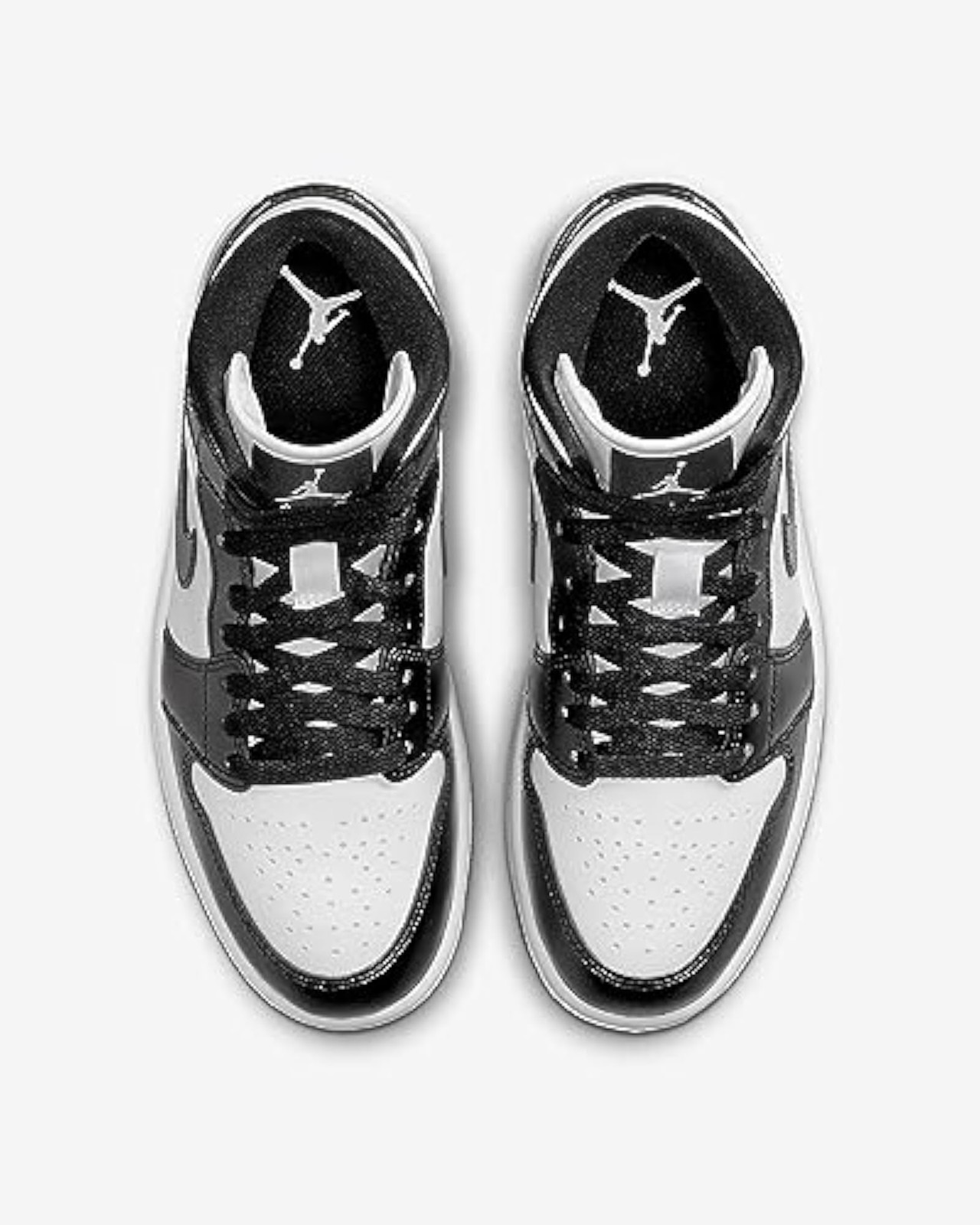 NIKE Jordan 1 Mid Women White/Black-Panda Mid DV0991-101 11.5 – White/Black-pand