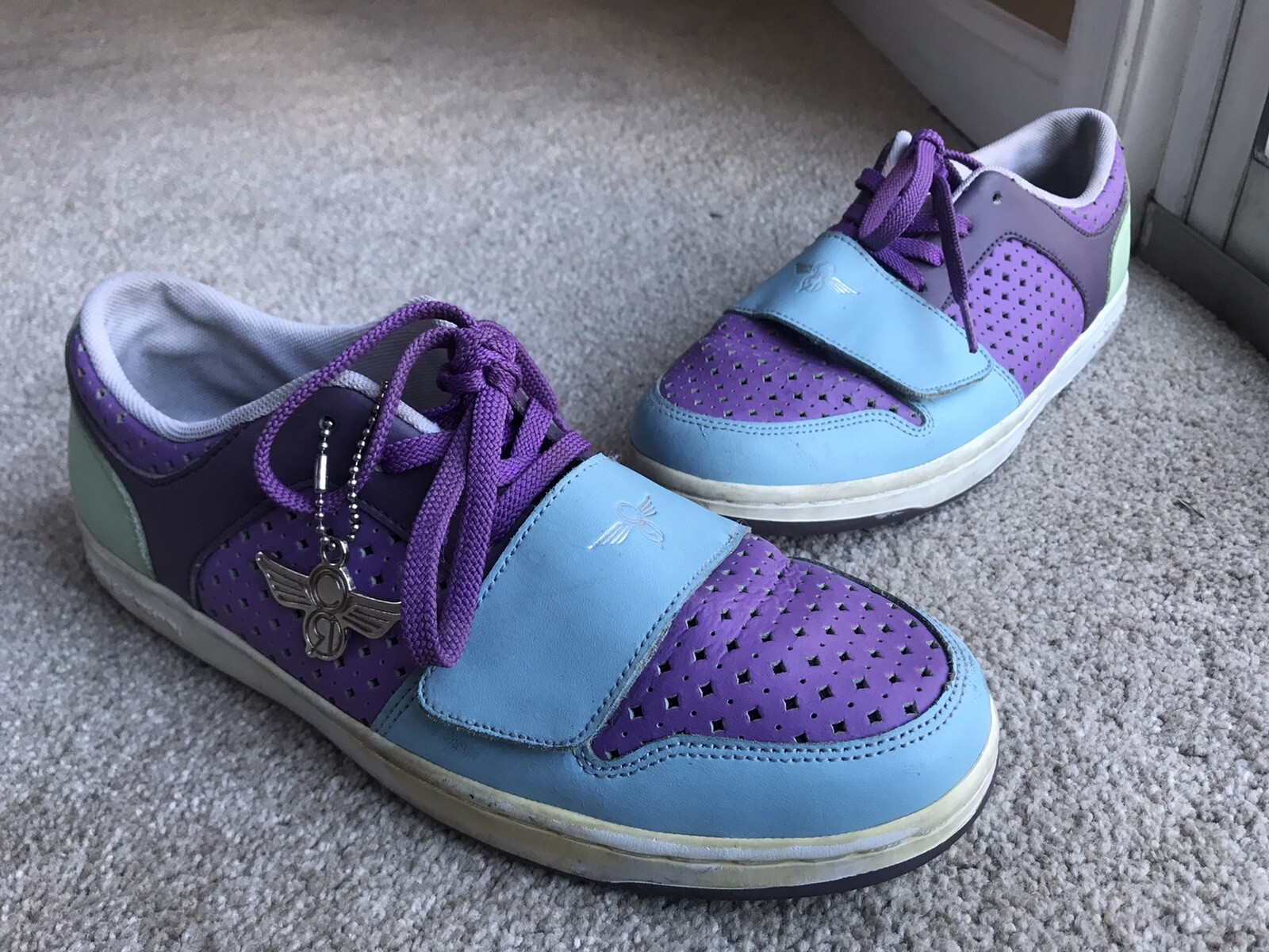 Creative Recreation Cesario Lo Men’s Leather Sneakers Shoes Sz US 8.5 Multicolor