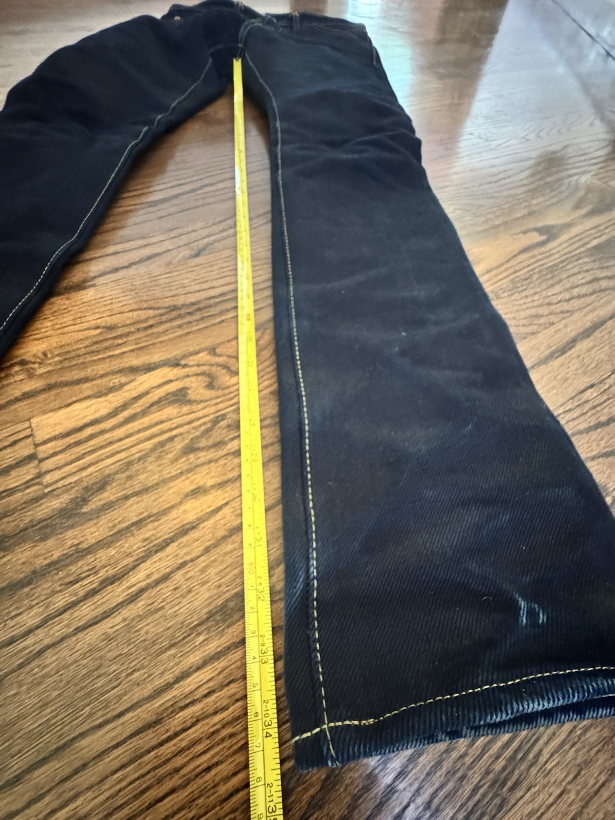 Iron Heart 25oz IH-555-XHSIB Indigo Black Jeans W31 (33 Actual) Waist