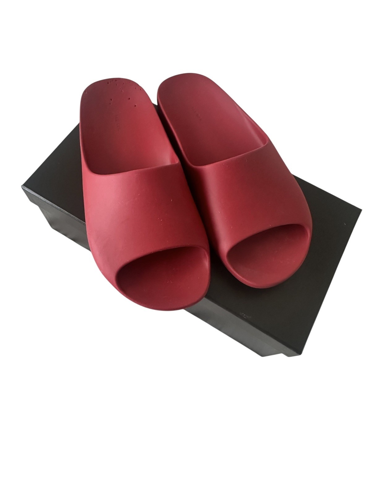 The Row AMA Slide Sandals – Red Rubber Slides – EU 40 / US 9 – Made in Italy