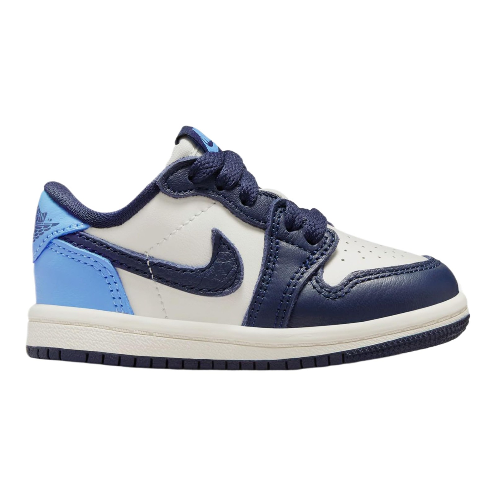 Jordan Toddlers’ 1Retro Low Sneakers – Obsidian/University Blue-Sail