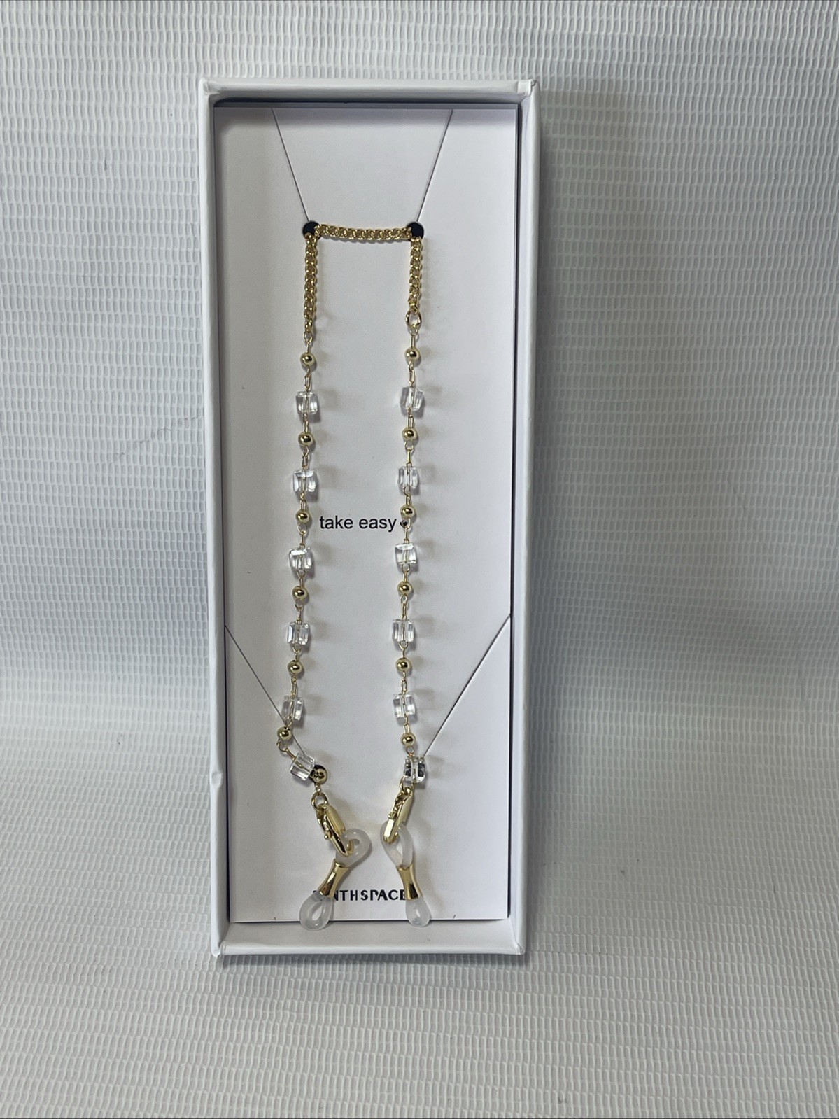 Eyeglass Chain W/Sqaure Crystals Glasses Strap Holder Lanyard Sunglasses New