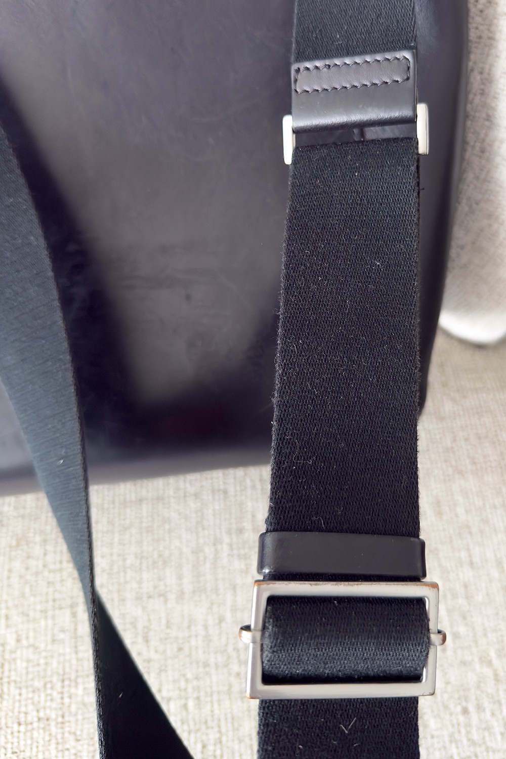 Everlane The Form Bag Black Leather Purse Made In Italy