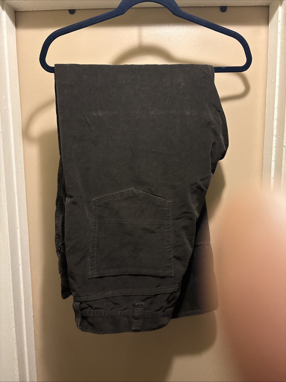 Men’s Corduroy Pants (Kirkland) 2 Pair( 1) Brown, 1)Dark Grey)