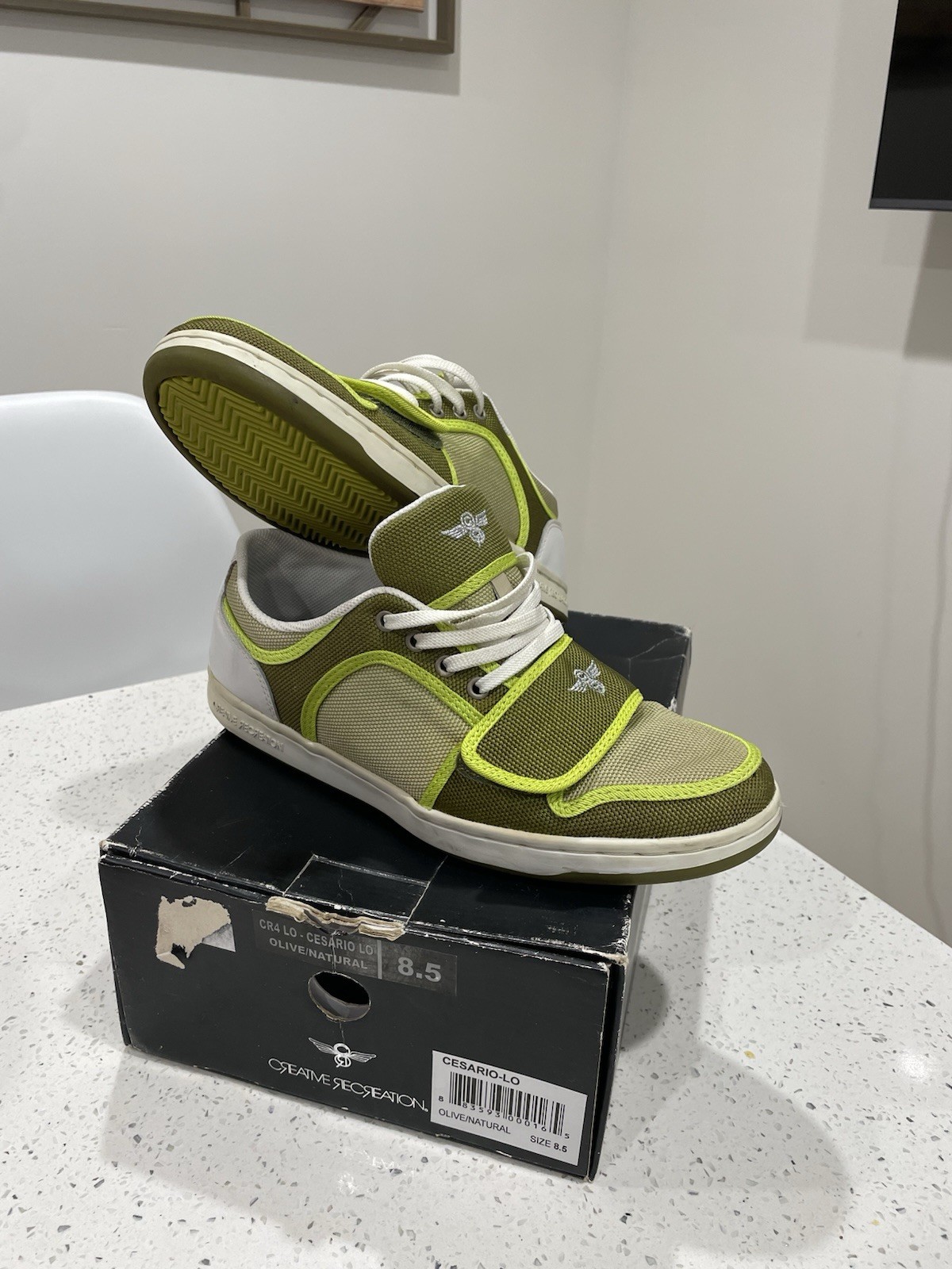 Creative Recreation Men’s Cesario Lo Olive/Khaki Natural Size 8.5 cr4
