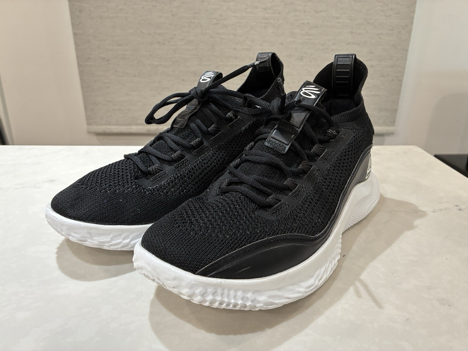 Under Armour Curry Flow 8 2021 Black White Size 11