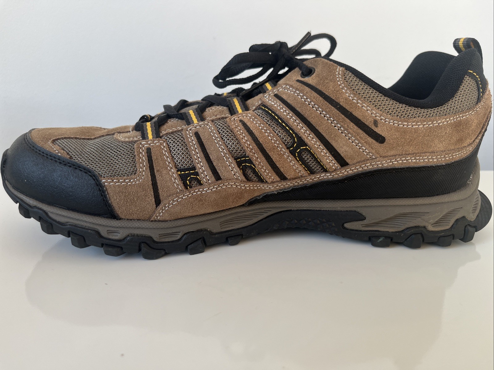 FILA Travail 2 Men’s Hiking Trail Shoes Size 10.5 Brown Gold Fusion Walnut
