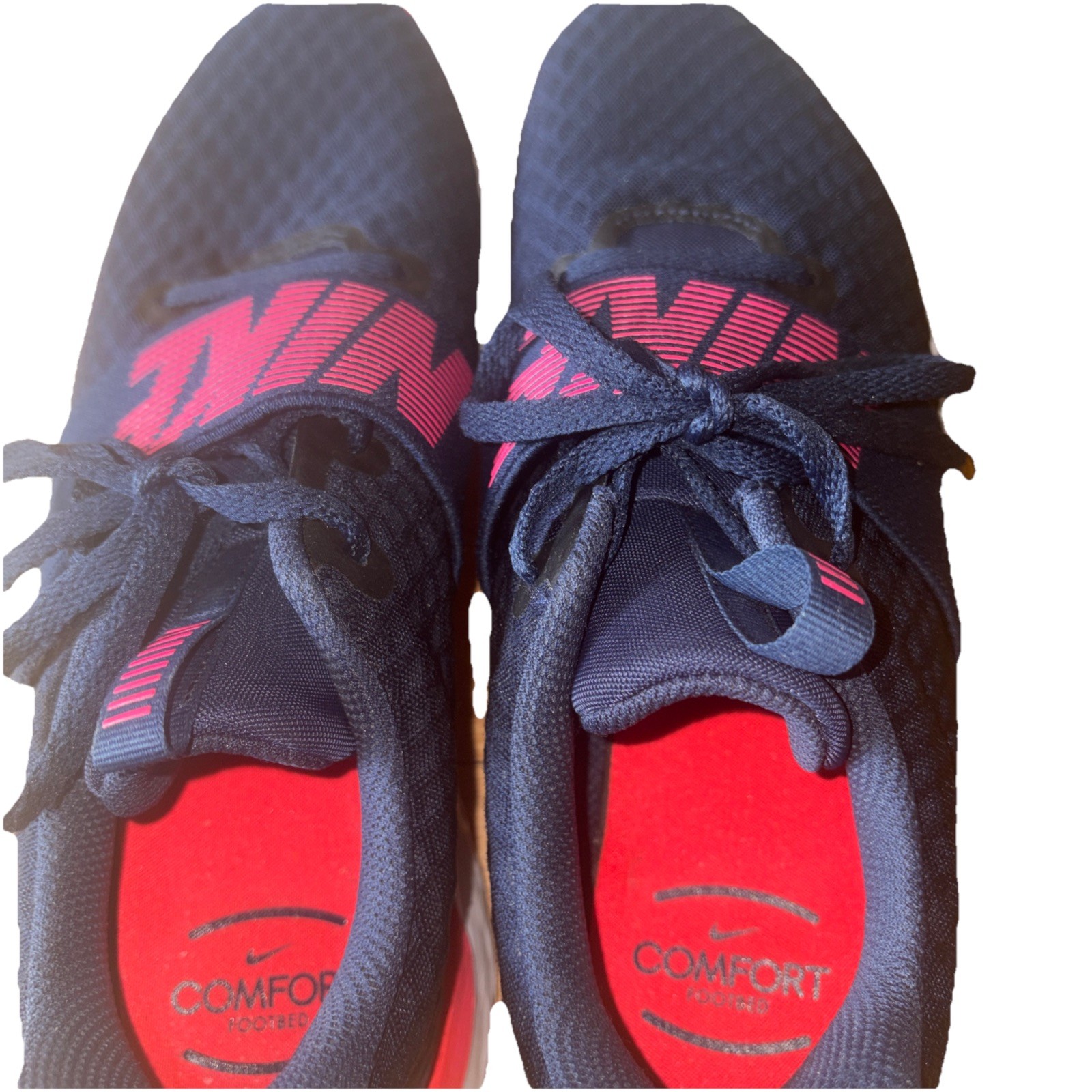 Nike Shoes Womens 10 Renew In-Season TR 9 Sneakers Blue Pink Strap