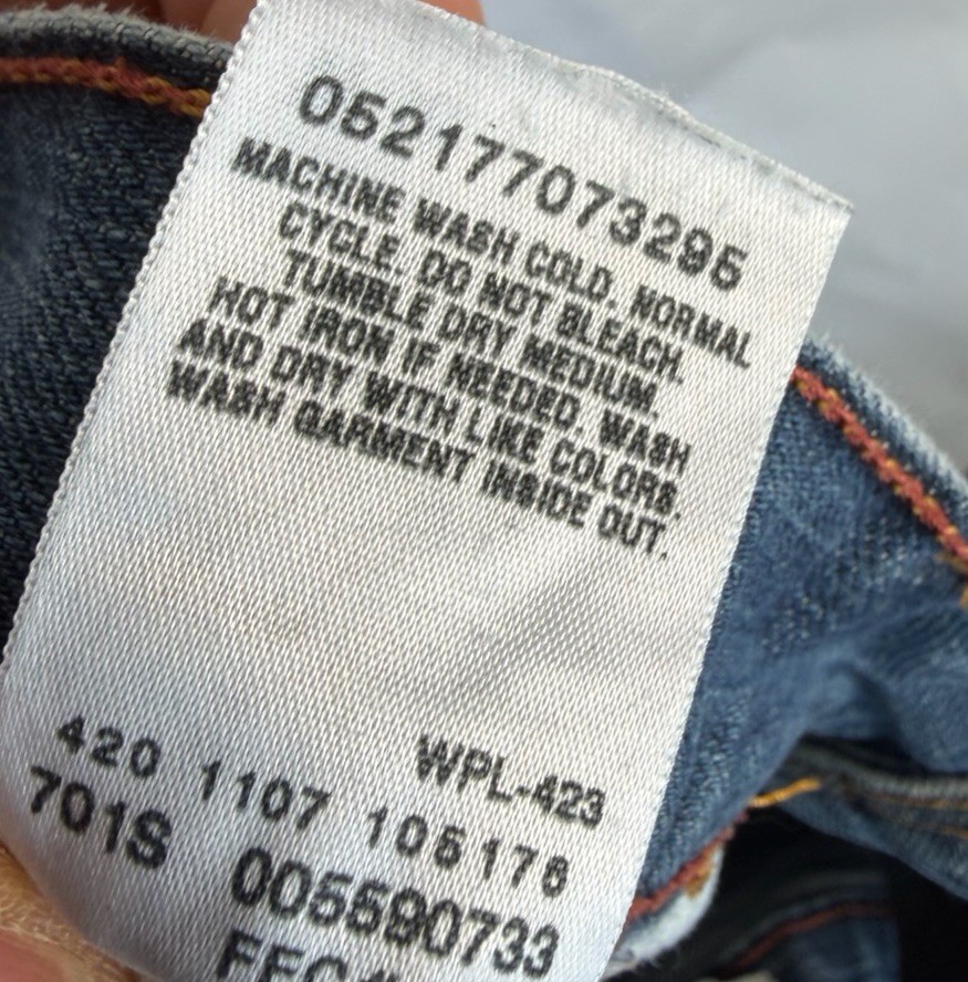 Levi’s 559 Jeans Mens 36 x30 Blue Medium Wash Straight Leg Relaxed Fit Denim