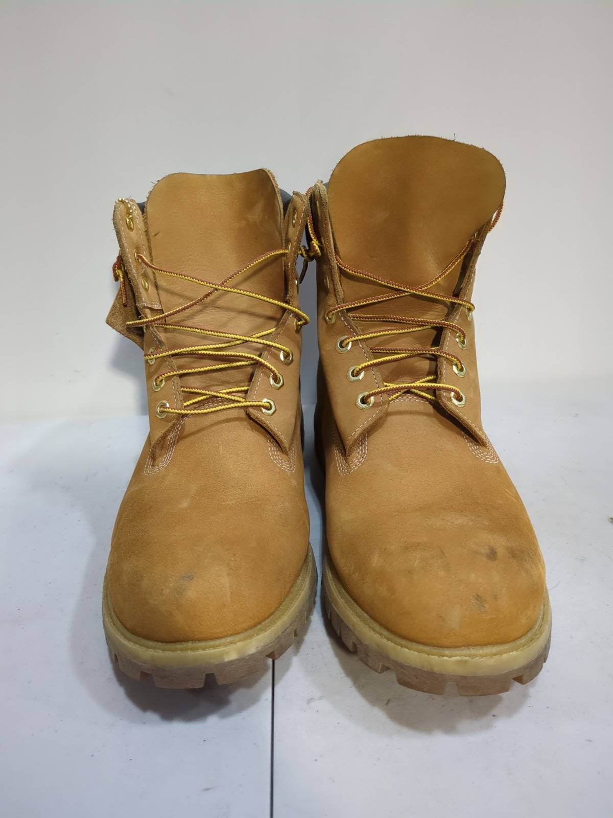 Timberland Mens 6 Inch Boot Wheat Nubuck Premium 10061 Size 14 M