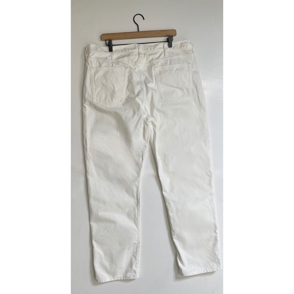Men’s J. CREW Classic Jeans Solid White Straight Leg Denim 38W x 32L 38×32