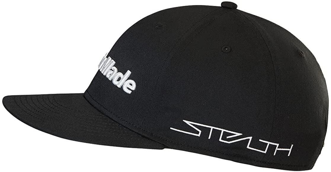 TaylorMade Men’s Tour Flatbill Hat Stealth – Snapback – One Size