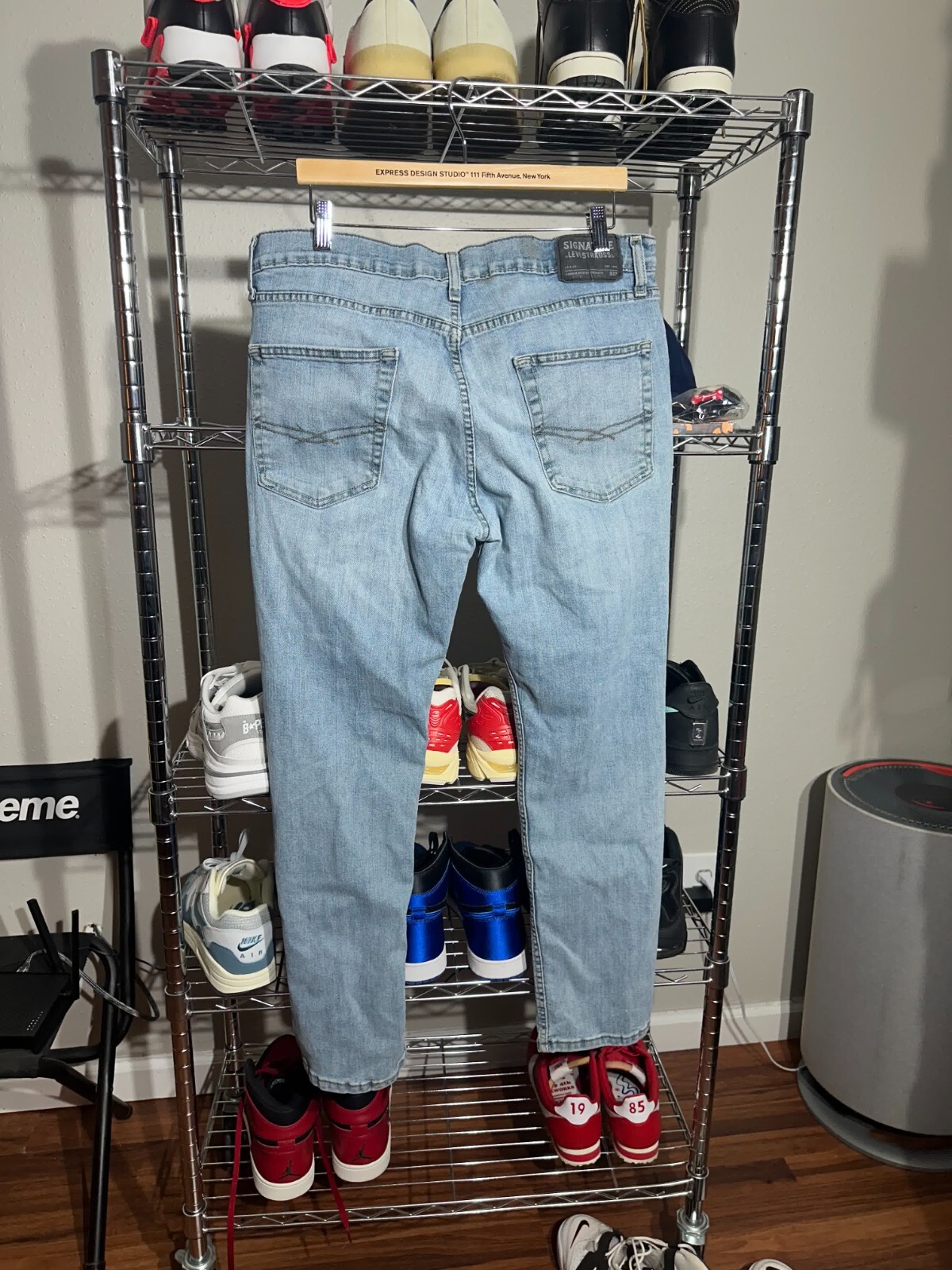 Levis Jeans S37 Mens 36×30 Blue Denim Slim 36×30