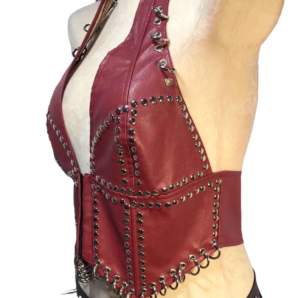 Goth Tops Emo Clothing Grunge Gothic Tank Punk Rock Clothes Spiked Y2K