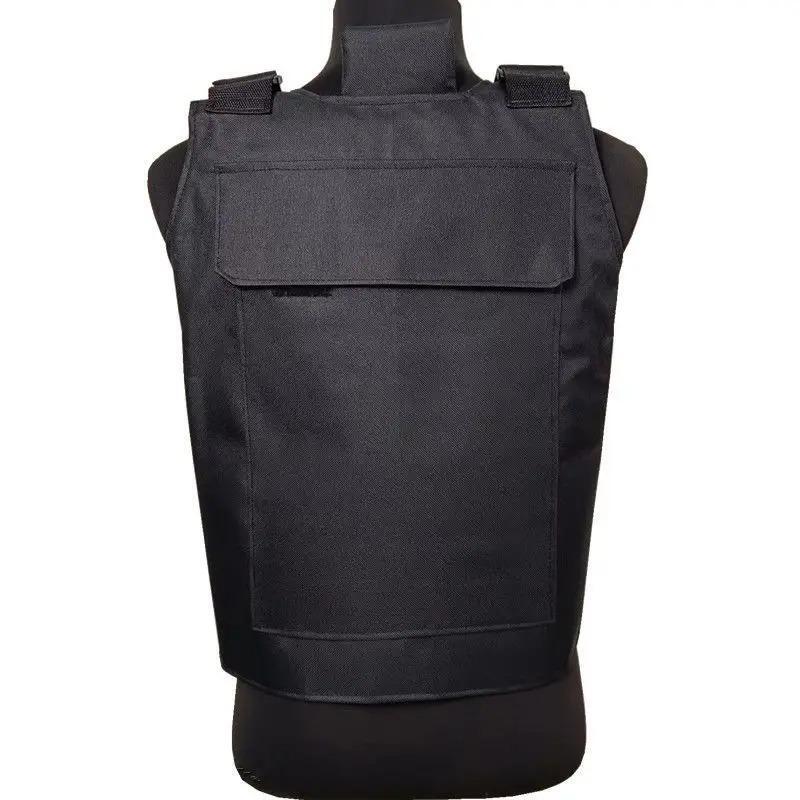 Body Bulletproof Vest Front Back Plates Armor Tactical Jacket Guard Security Kit