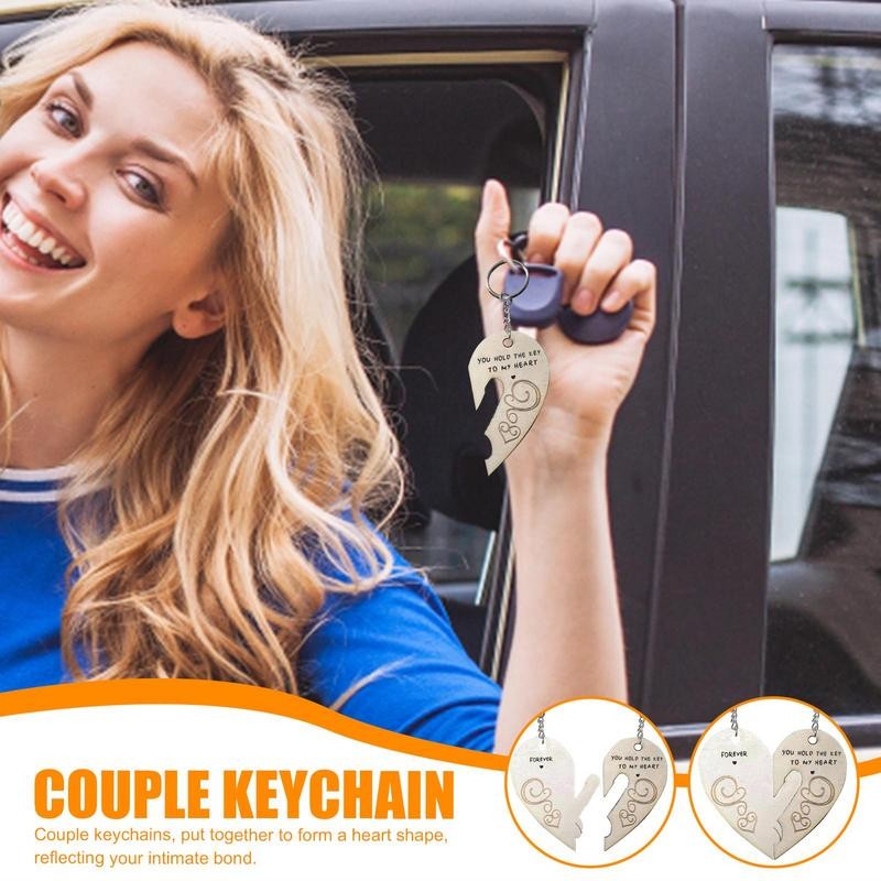 ❤️Couple Gift for Boyfriend and Girlfriend-You Hold The Key To My Heart Keychain