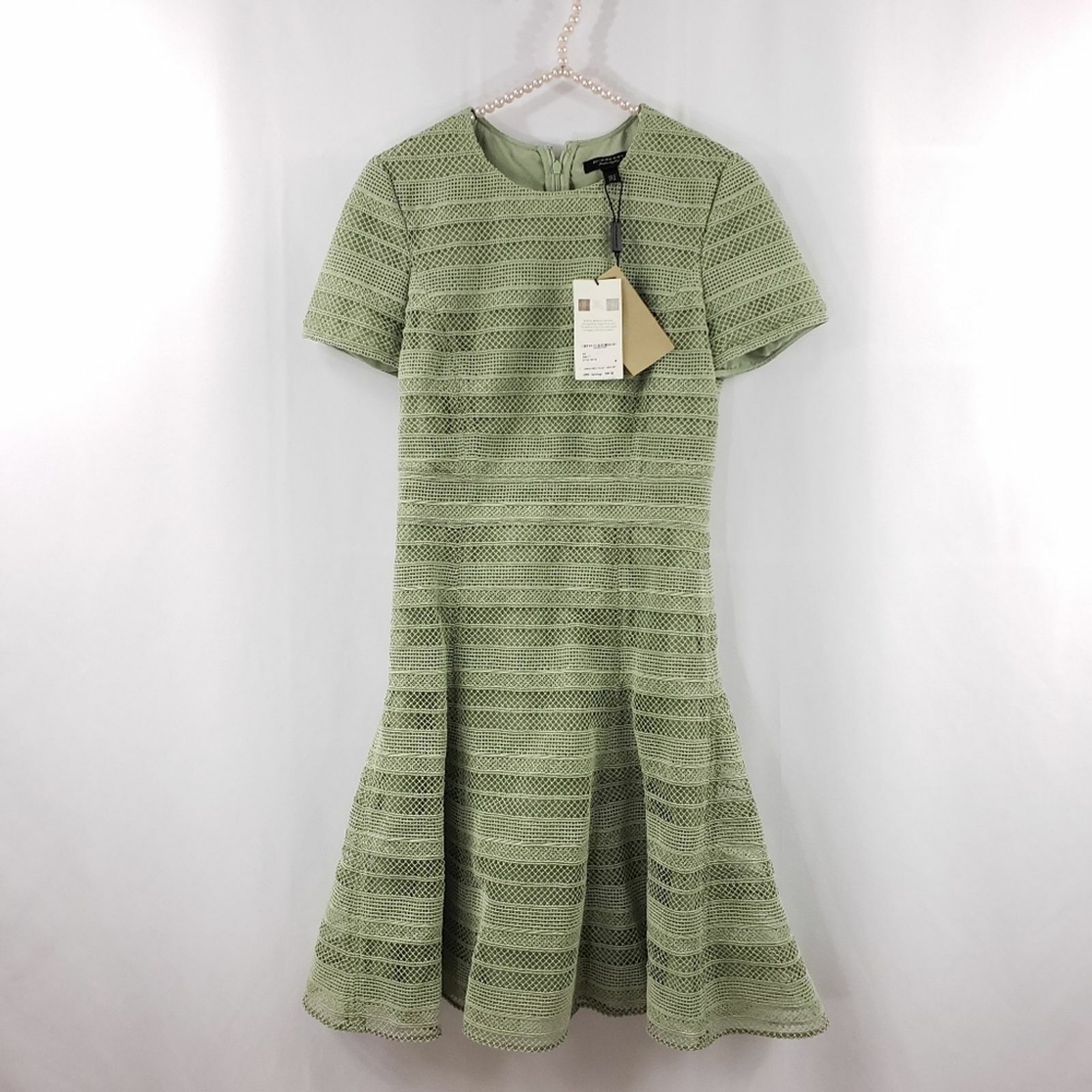 Burberry Crochet Fit and Flare Lace Dress NWT Size 38 4 US