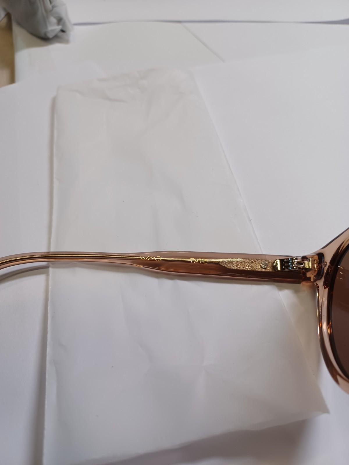 WMP Tate Light Crystal Brown / Brown Lens 50-22-148 Sunglasses
