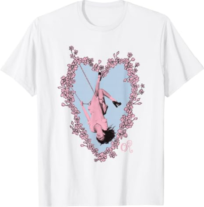 Official Olivia Rodrigo Heart Swing Photo T-Shirt