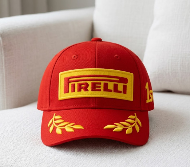 Pirelli Singapore GP Red Racing Cap Baseball Hat Adjustable F1 Special Edition