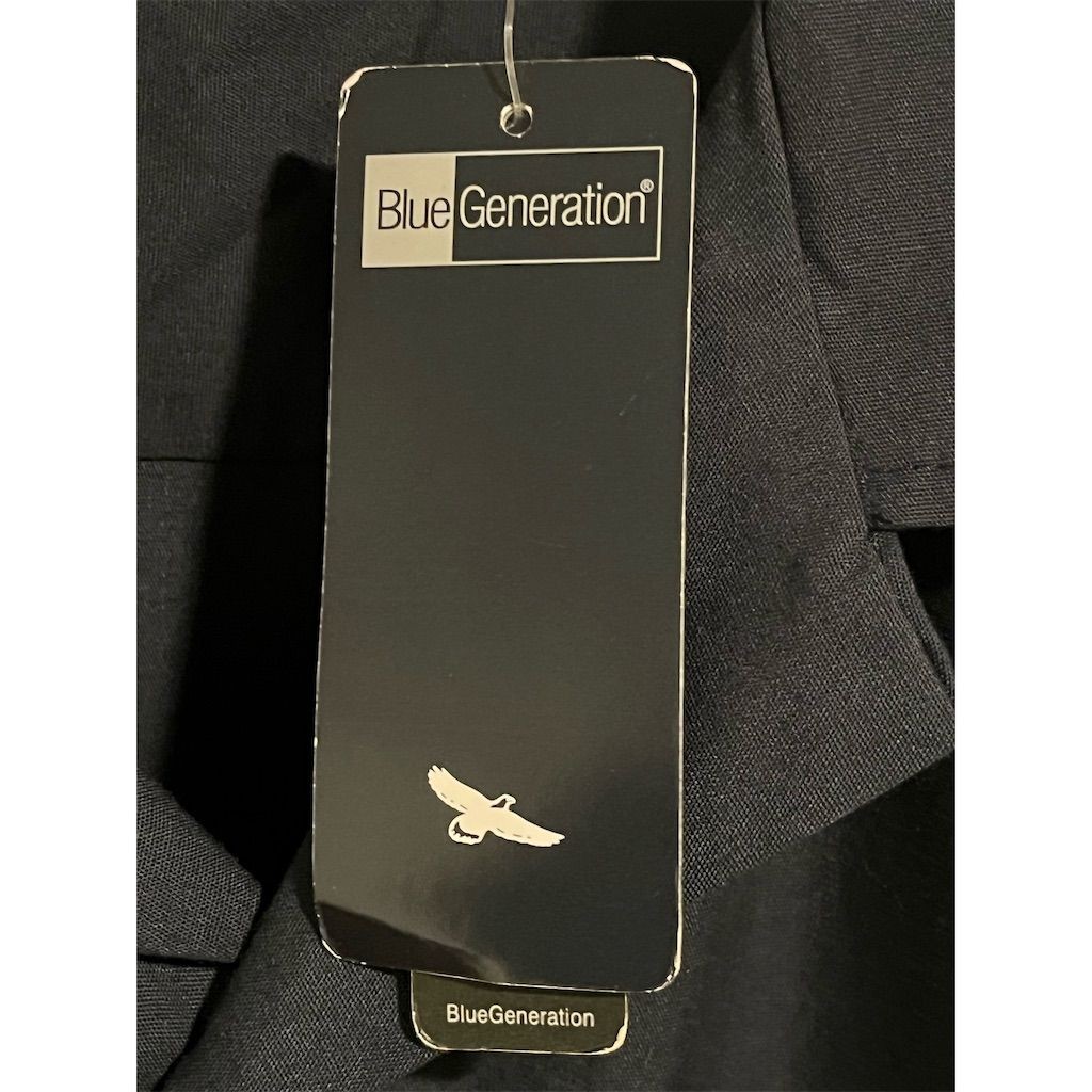 Blue Generation Button Up Shirt Men’s Size M Short Sleeve Navy Camp Shirt NEW