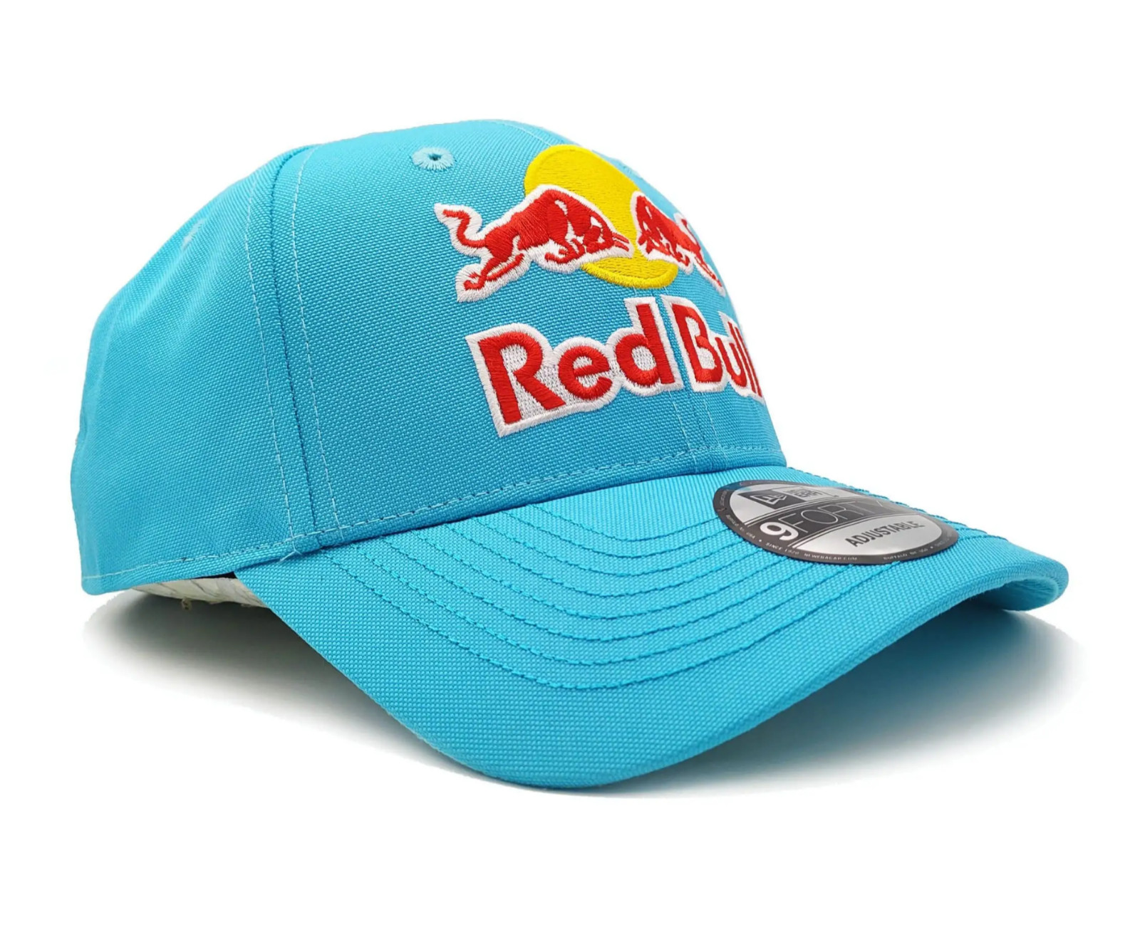 R- Turquoise Red Bull Canvas Baseball Cap. Racing. F1. MotoGP. Supercross
