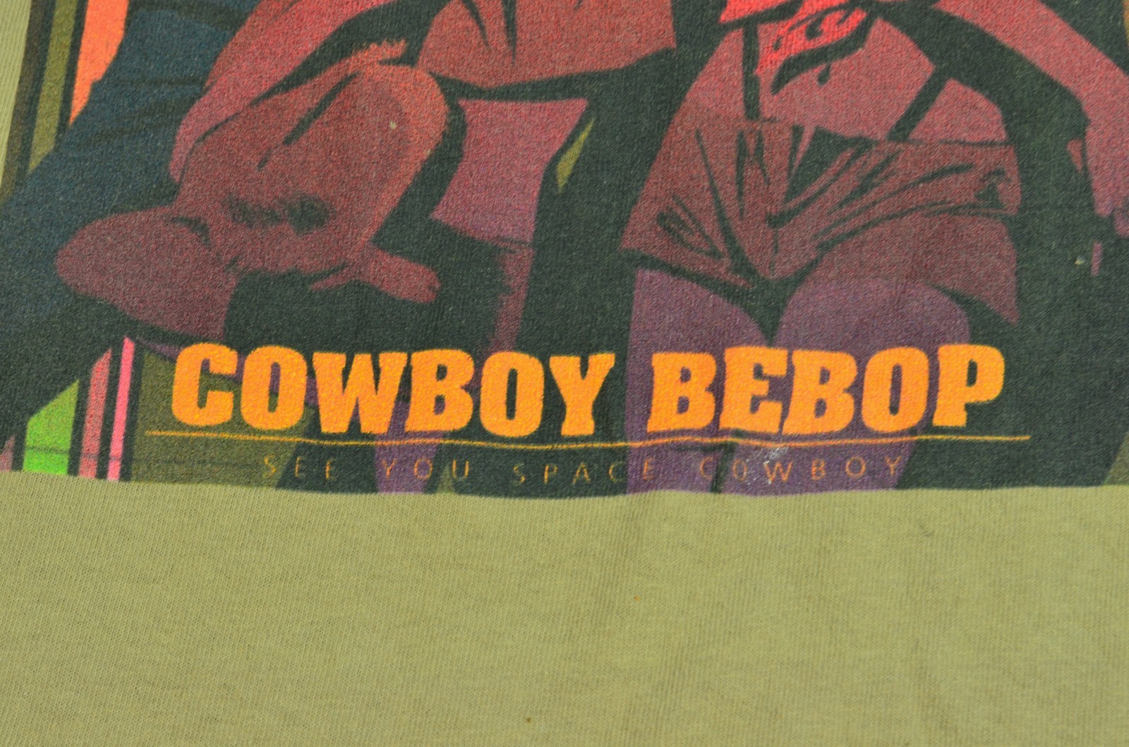 Cowboy Bebop Anime See You Space Delta Tag Y2K Shirt Medium