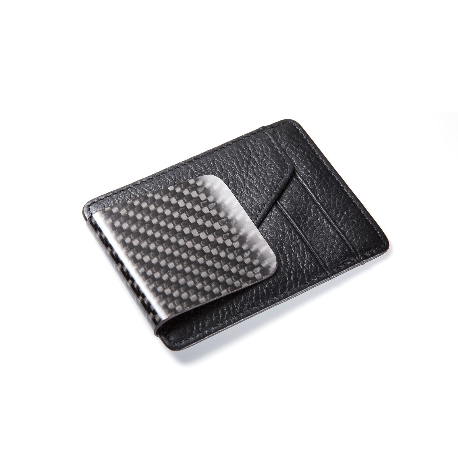 Carbon Fiber Money Clip Wallet D15 as Seen On Kickstarter