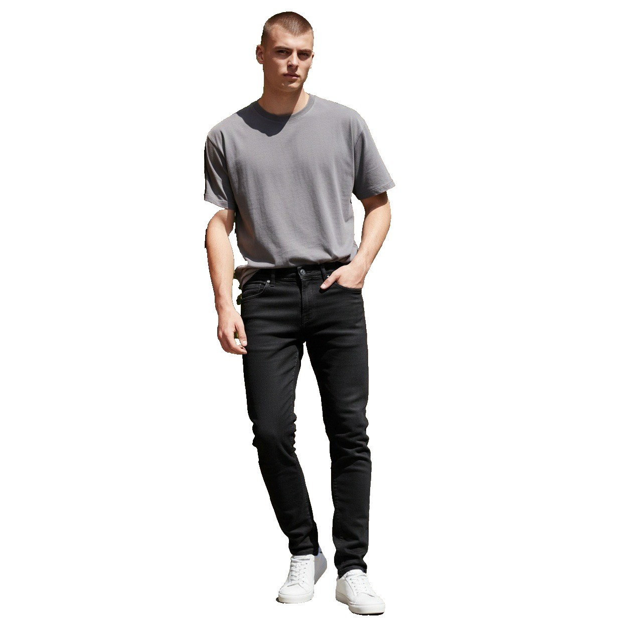 ASOS DESIGN Men’s Straight Leg Black Denim Jeans W32 L30 Classic Minimalist 90s