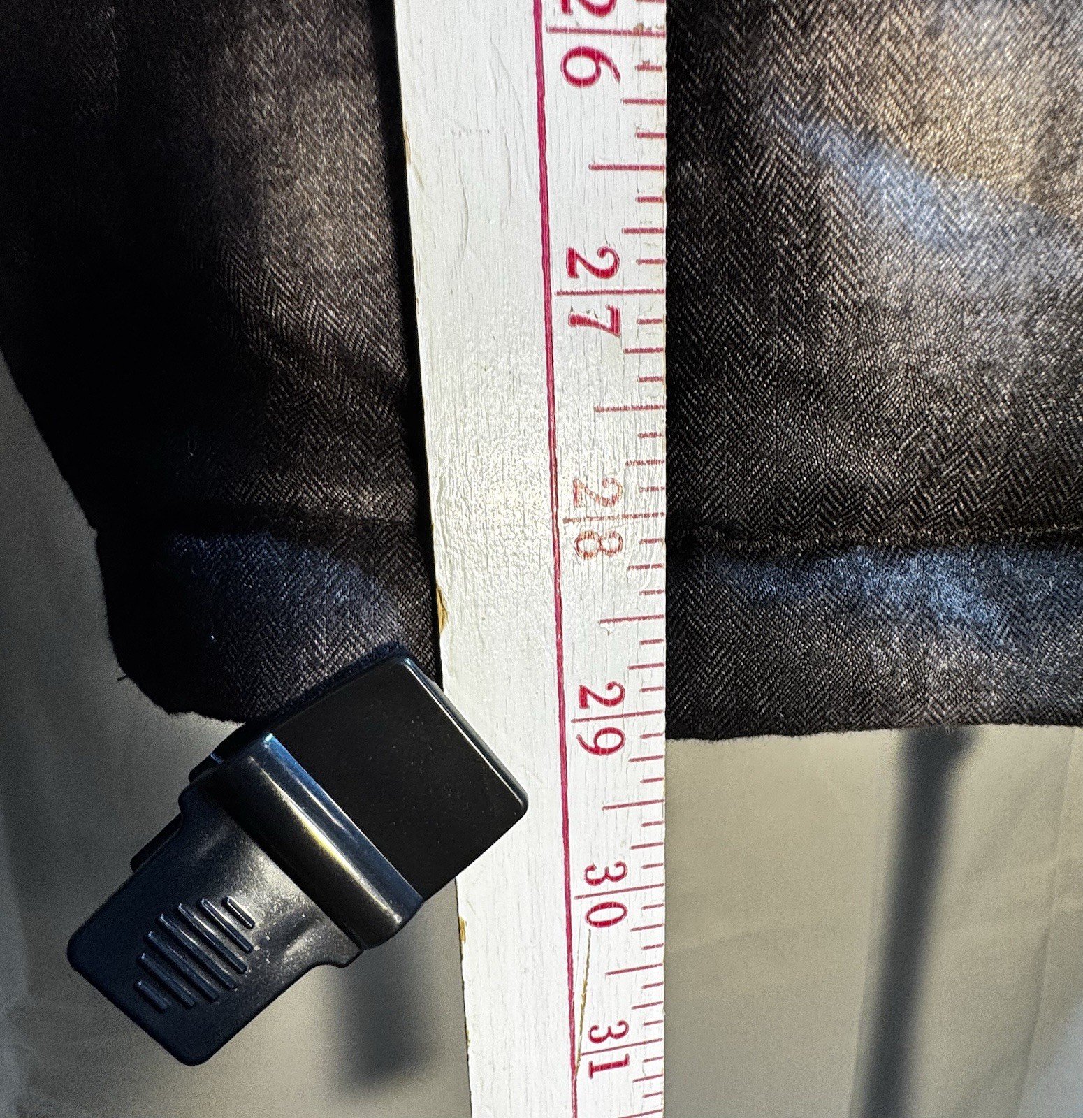 Men’s Pendleton Hooded Down Winter Coat Jacket Black Plaid Size XL Style PM6058