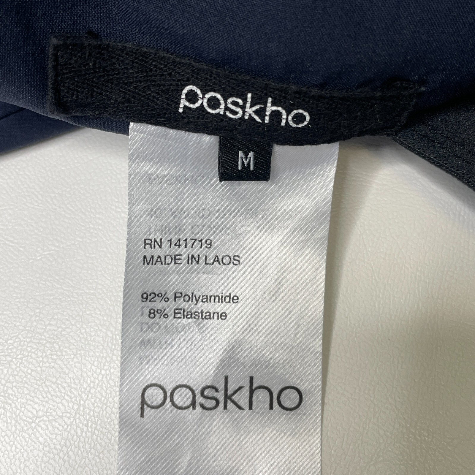 Paskho The Modern Tailored Travel Tech Pants Men Size M Pull On Blue Pockets
