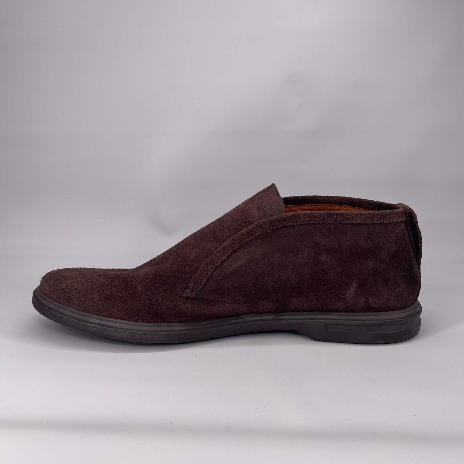 PETER MILLAR Mens Crafted Slip-On Chukka Suede Leather Boots SIZE 9 Brown $295