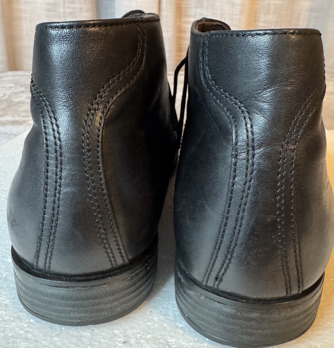 Johnston & Murphy XC4 Waterproof Leather Chukka Boots Mens 9 Black