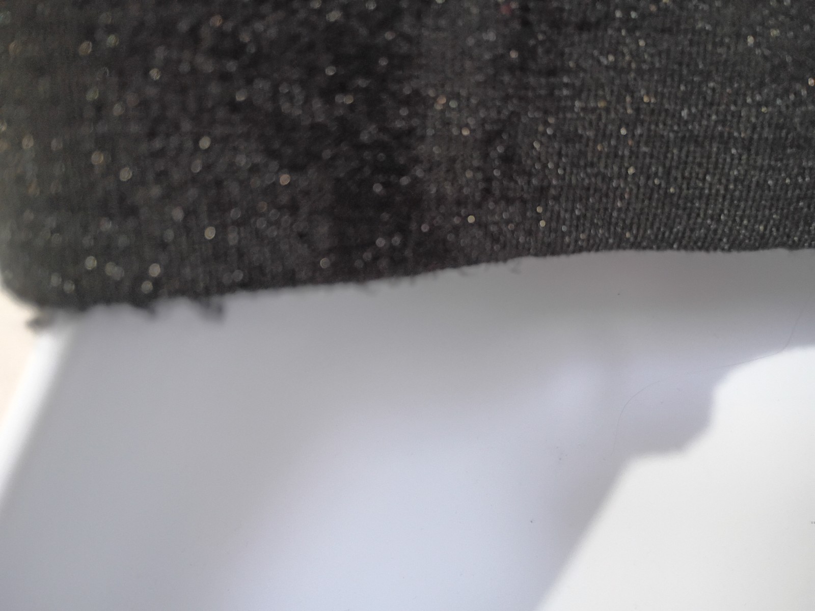 Jessica Howard Shrug S Small Black Metallic Glitter Shiny Knit Cropped Bolero