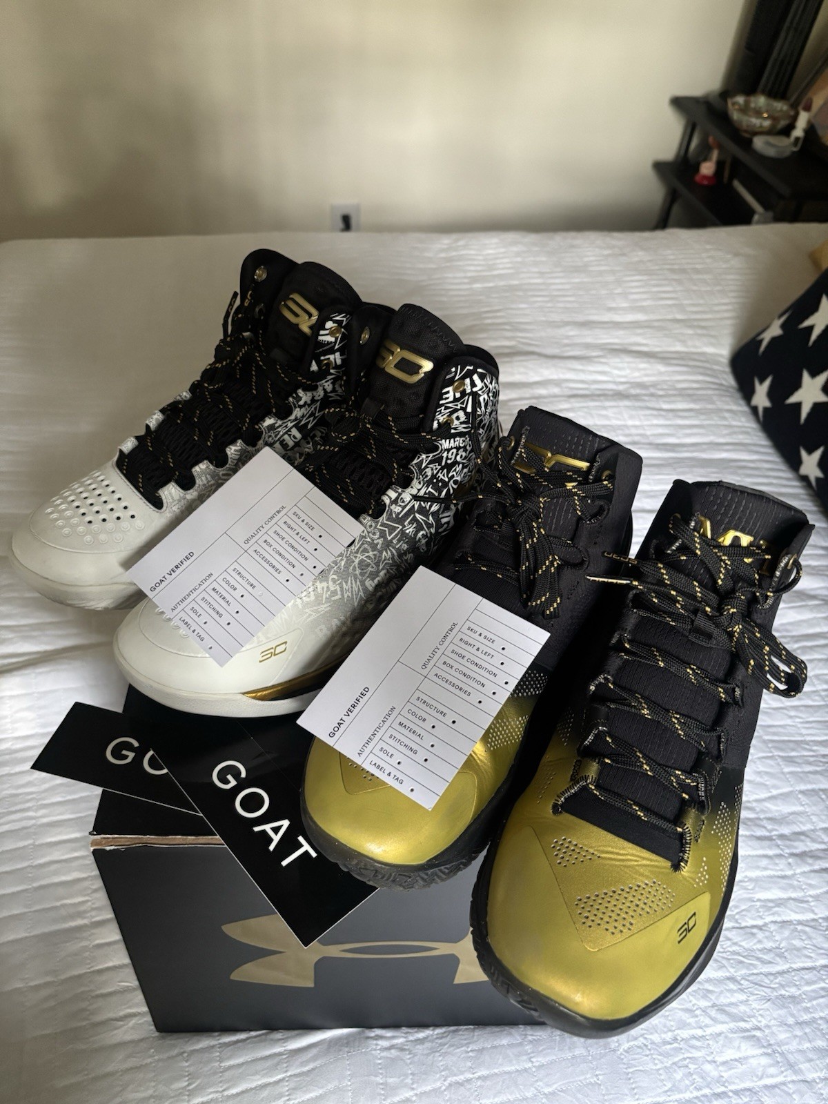 UA Curry B2B MVP Pack — Size 9 (Rare, Worn Twice, Box Included) Worn twice.