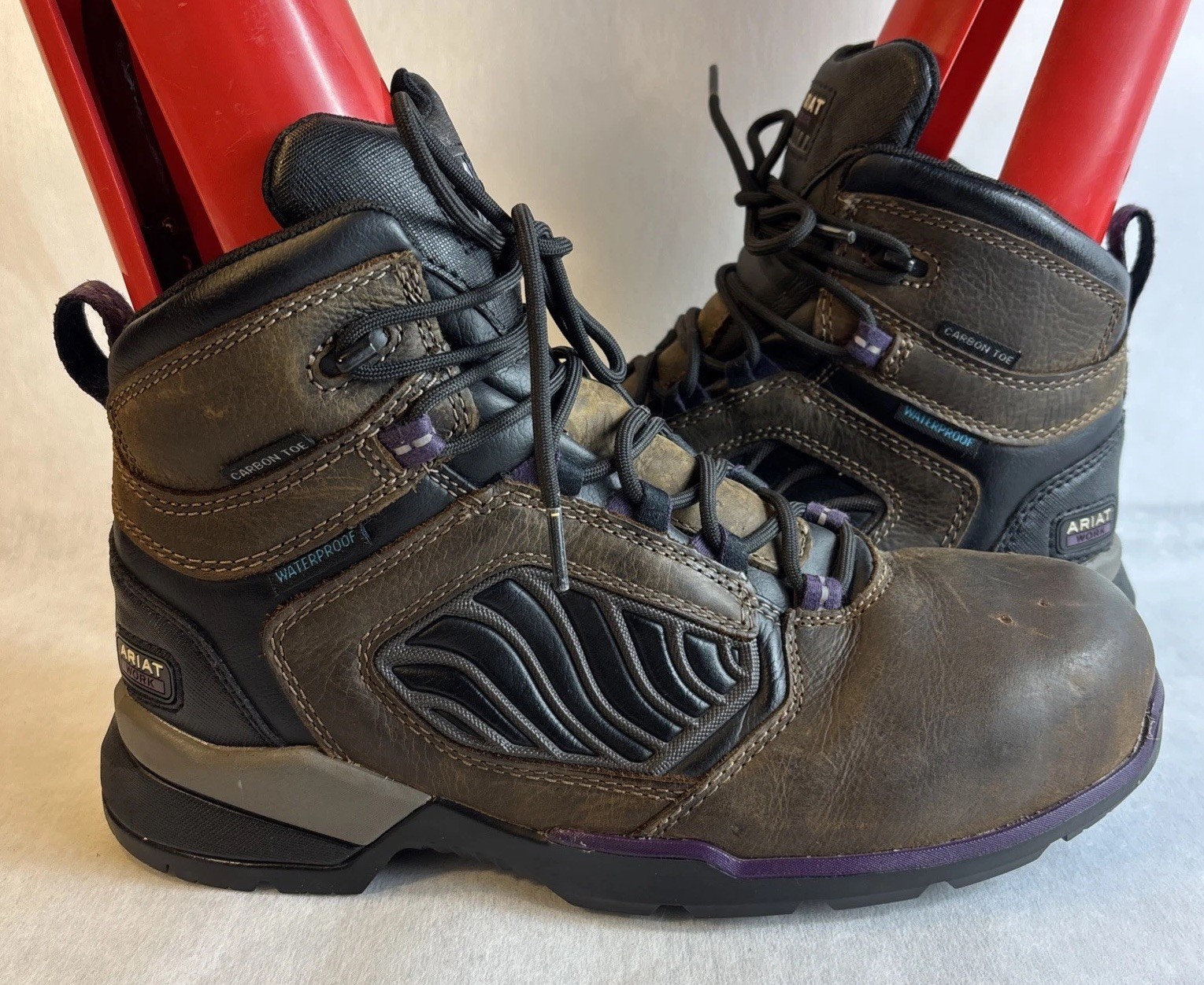 Ariat 10031420 Rebar Flex 6 Inch Waterproof Carbon Toe US Women Size 8.5 B