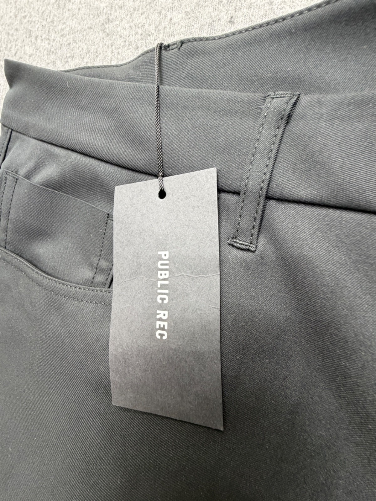 Public Rec Dealmaker Pants Mens 36×30 Black Straight Leg Stretch Performance NWT