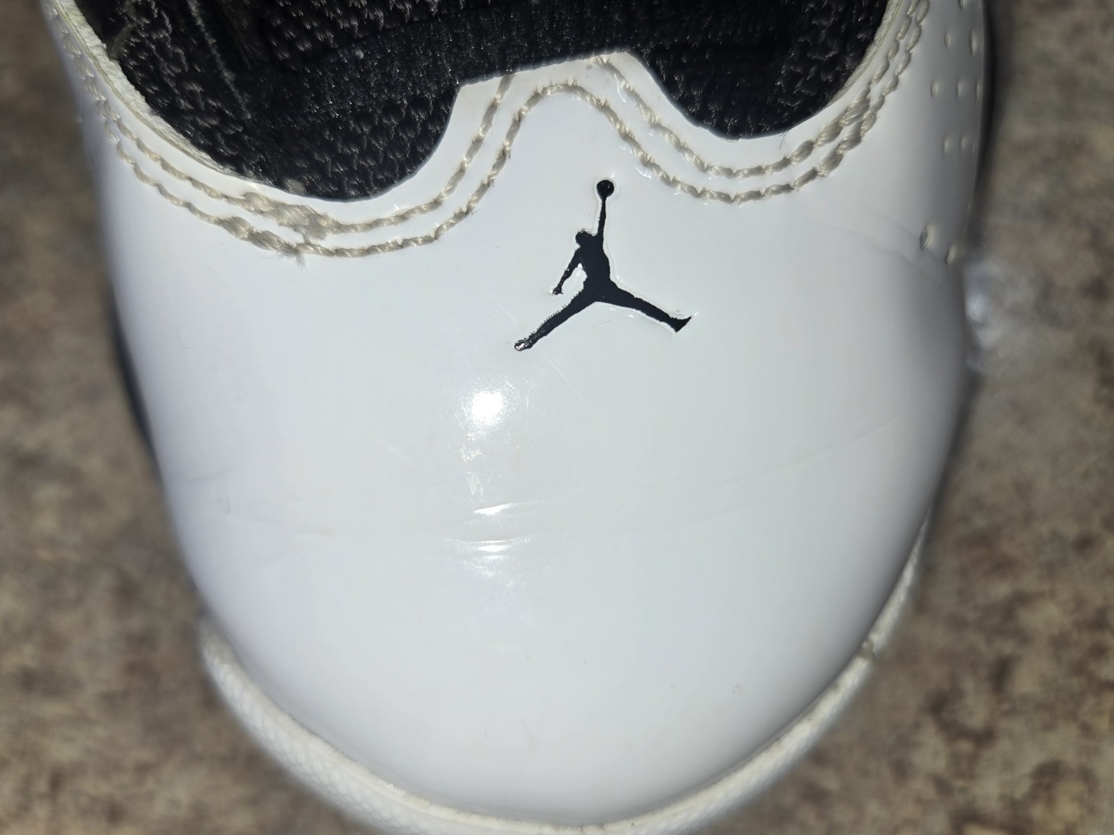 Jordan 6 Rings He Got Game Youth Sz 4.5Y Black White Gym Red Sneakers Very Good
