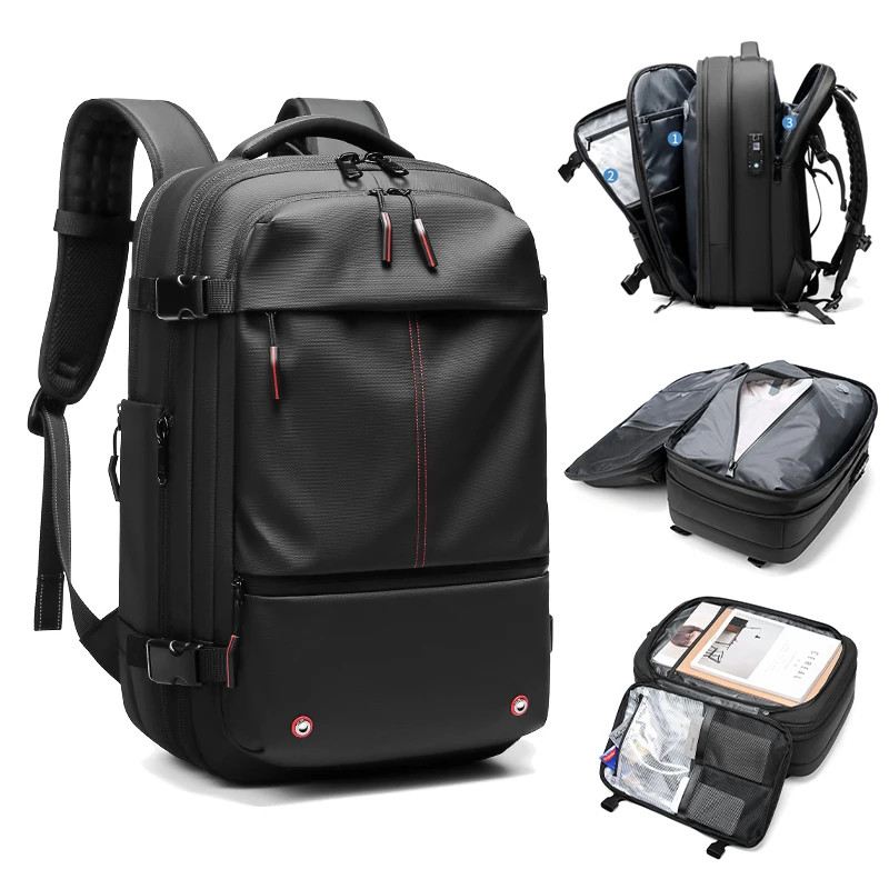 Travel Men 17 Inch Laptop Backpack Business Large Capacity & School Backpack