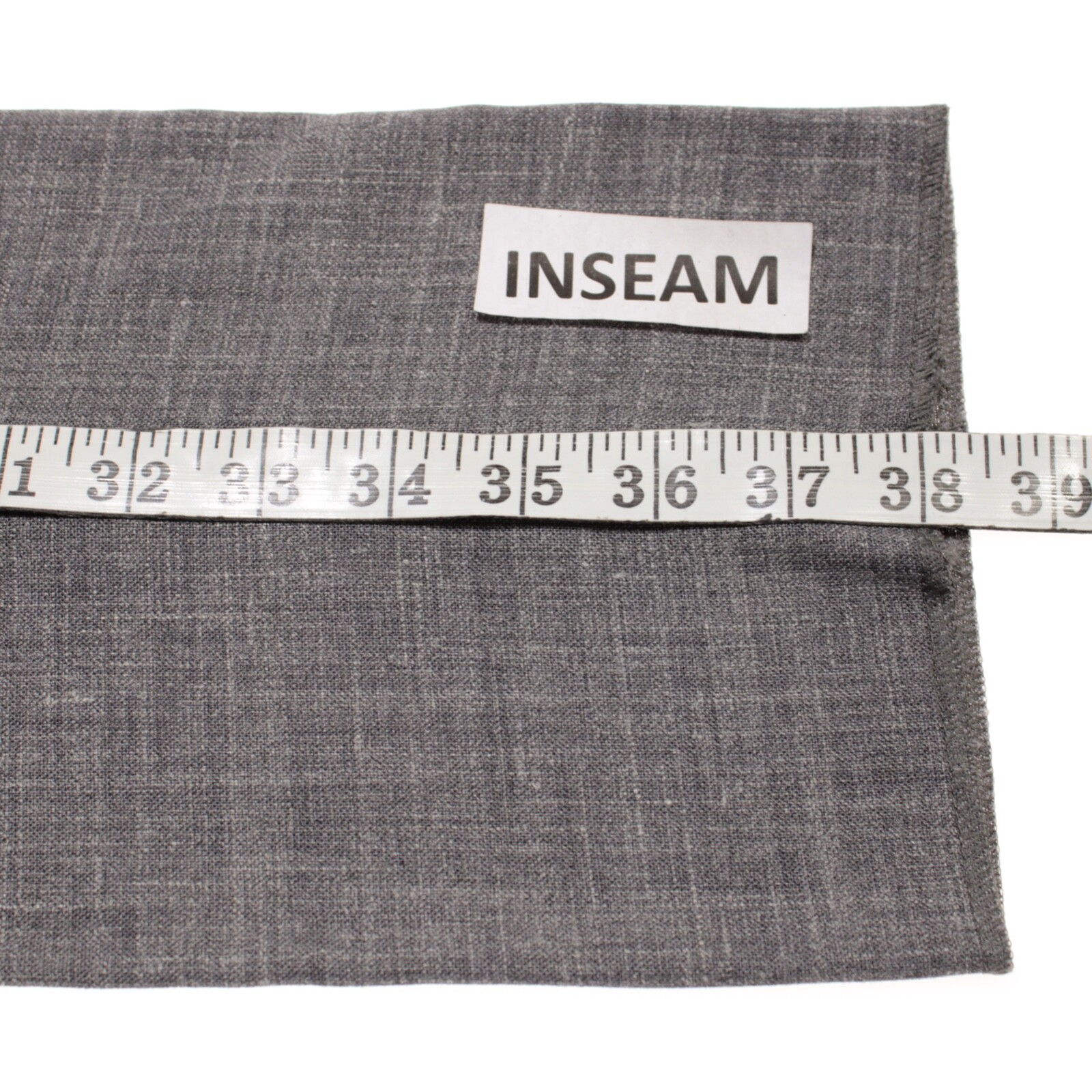 Zanella NWT Stretch Dress Pants Size 35 US Noah In Gray Melange Wool Blend