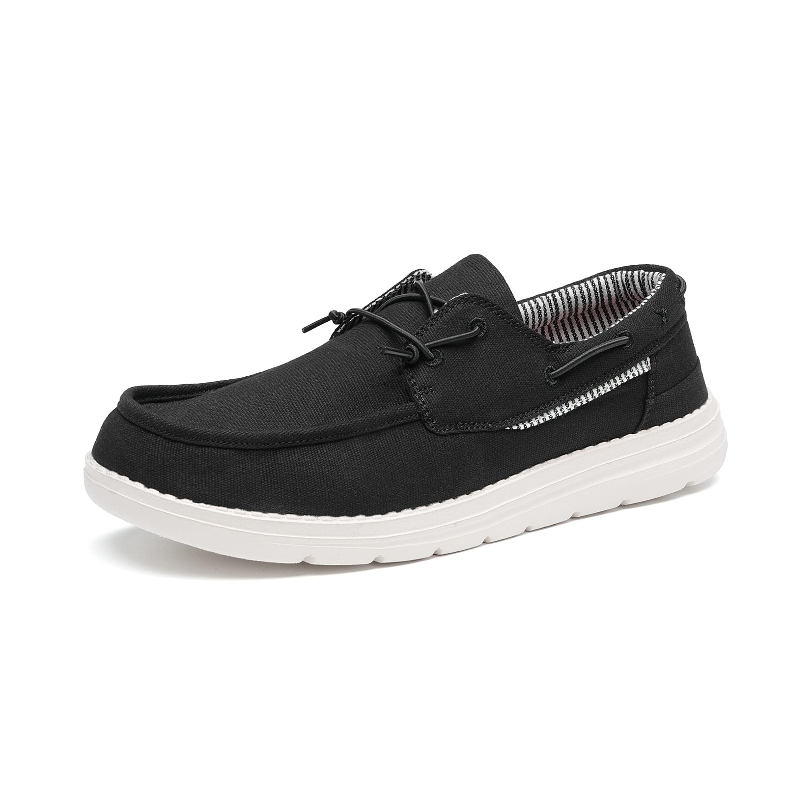 Men’s Slip-on Canvas Loafers Casual Lightweight Loafers Shoes US Size 6.5-15