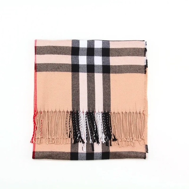 100% Cashmere Nova Check Scarf