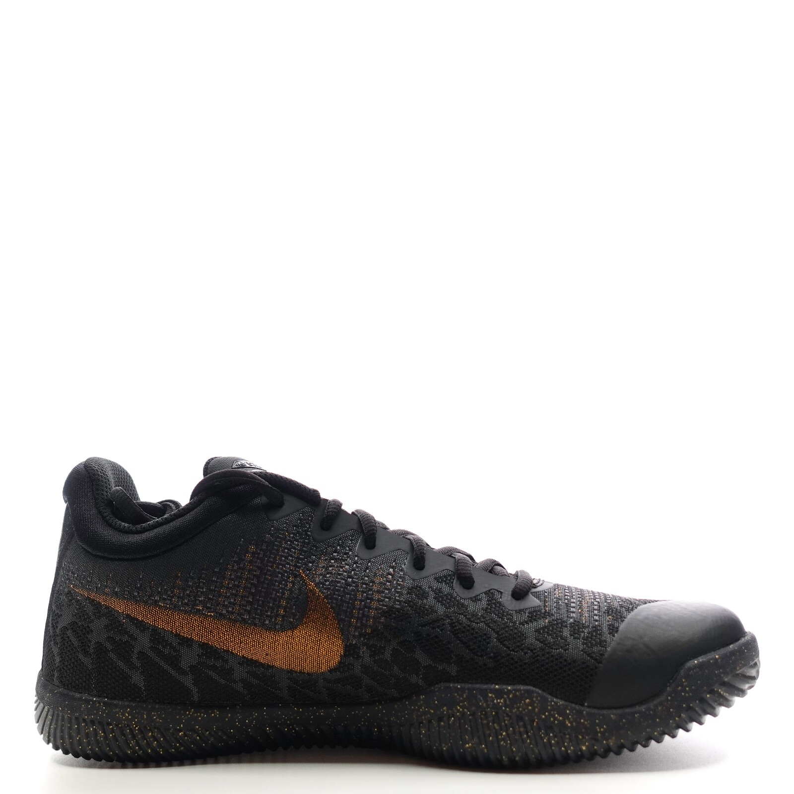 Nike Kobe Bryant Mamba Rage Black Gold Mens Size 7.5 Basketball Shoes 908972-099