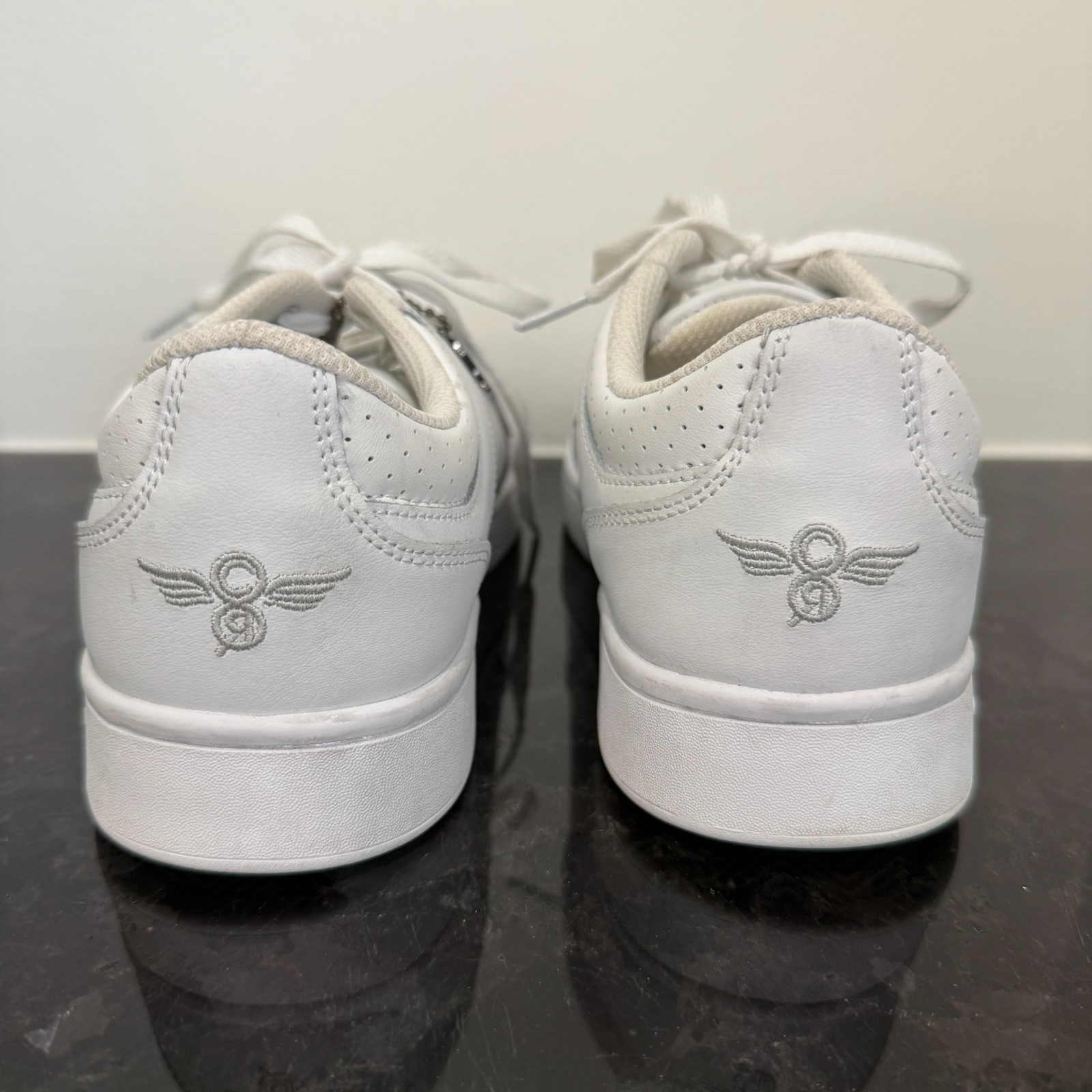 Mens 7 Creative Recreation Cesario Lo XXI White Perforated Leather Strap