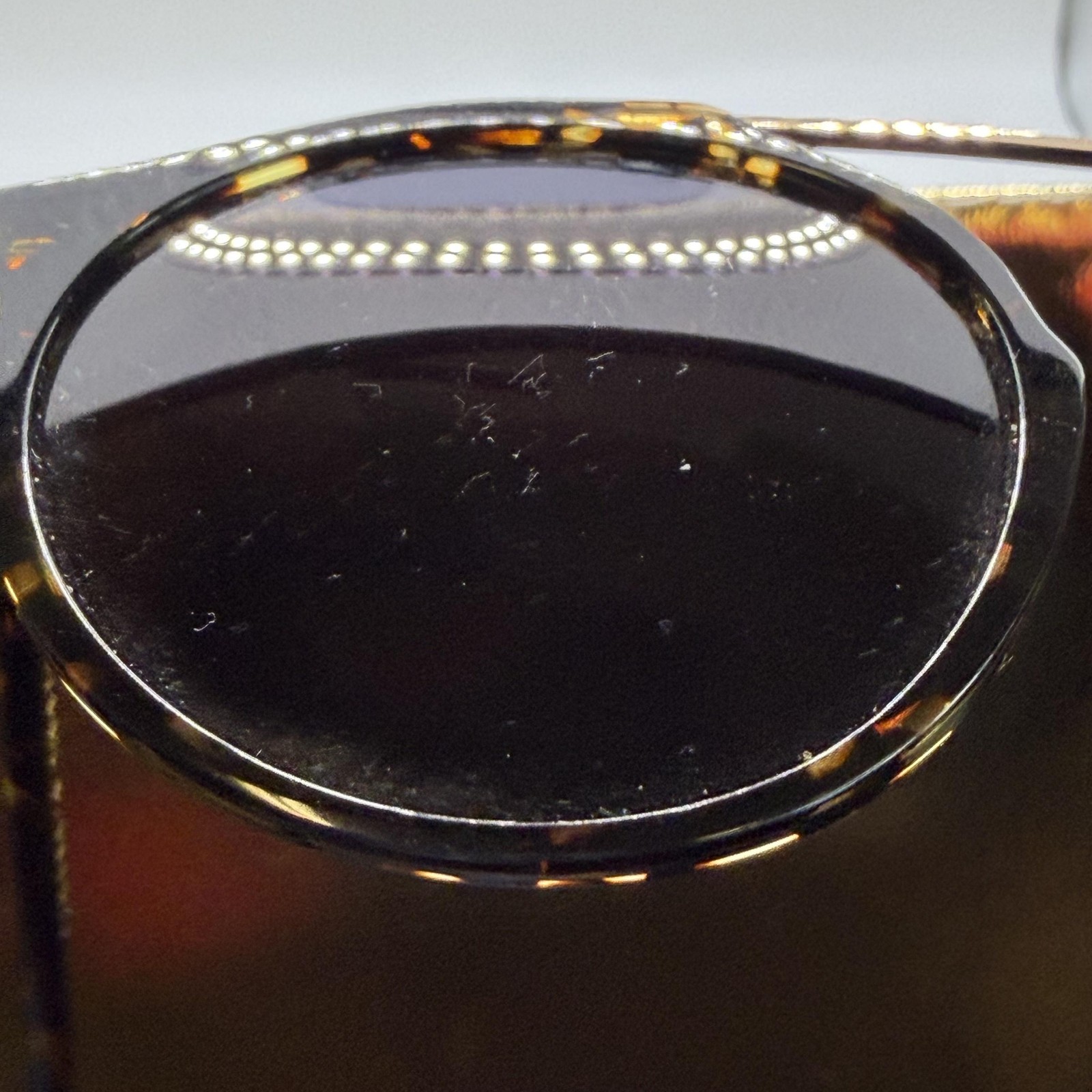 Warby Parker Cooper Sunglasses Brown Tortoise Gray Tinted Round 49mm M-3302