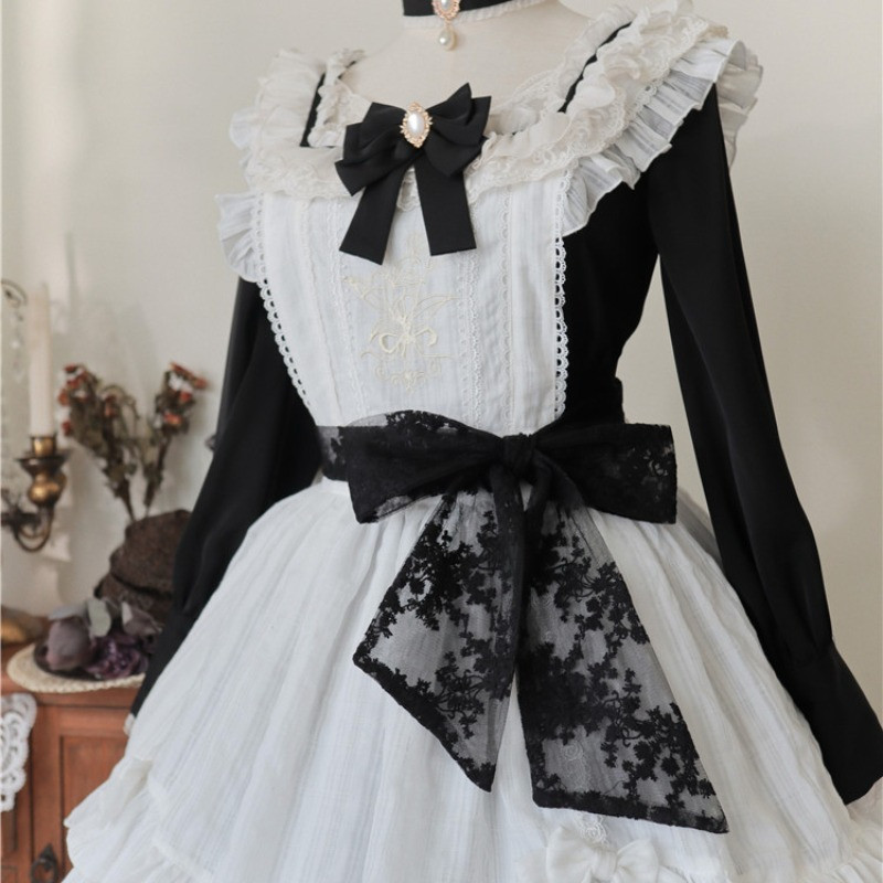 Women Floral Lace Waist Belt Sash Scarf Tie Ribbon Band Lolita ACC Decor