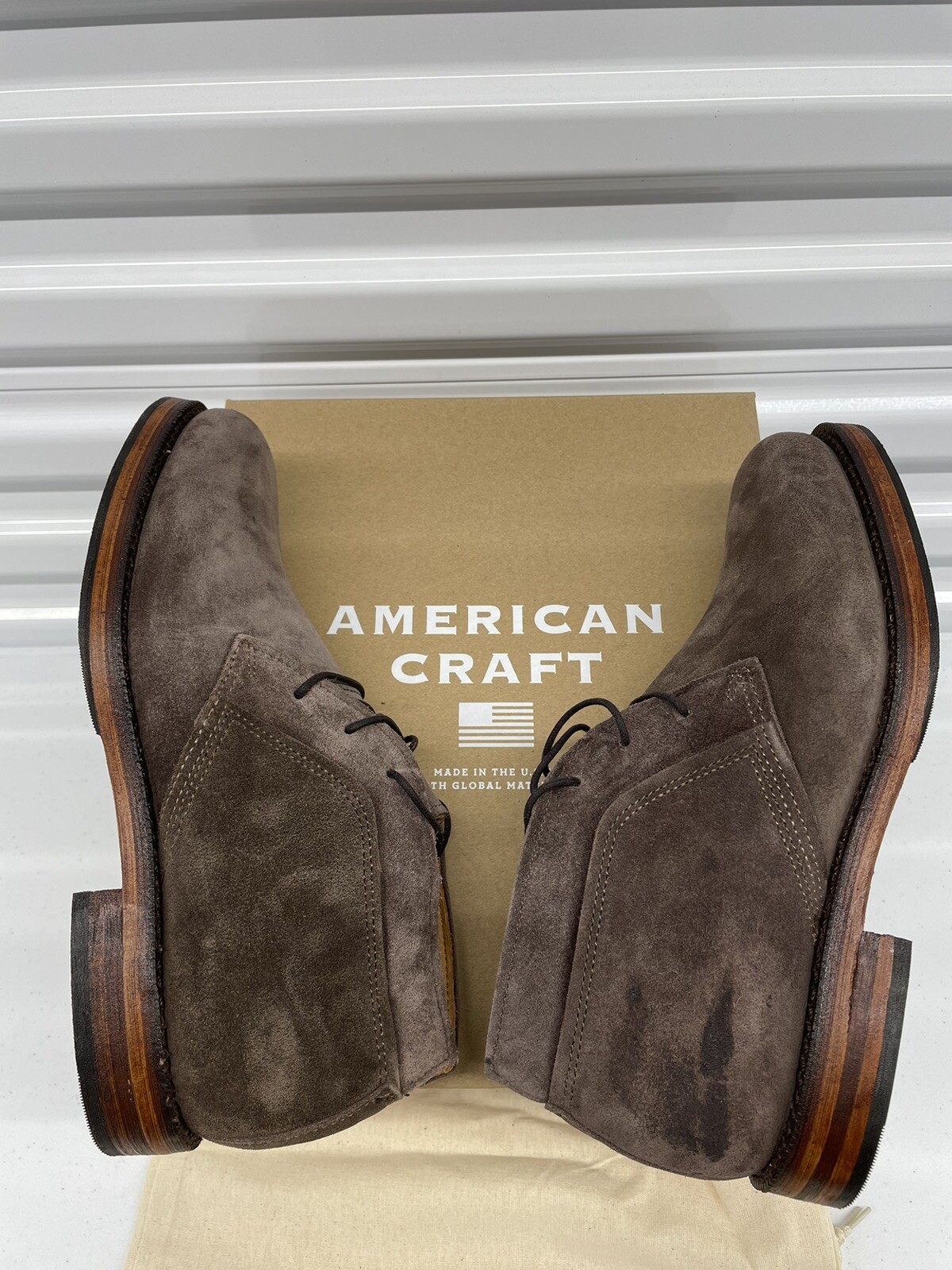 Timberland Men American Craft Brown Suede Chukka Size 7,10.5,11.5,12,13
