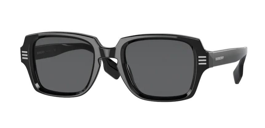BURBERRY Eldon BE4349 300187 Black Dark Grey 51 mm Men’s Sunglasses